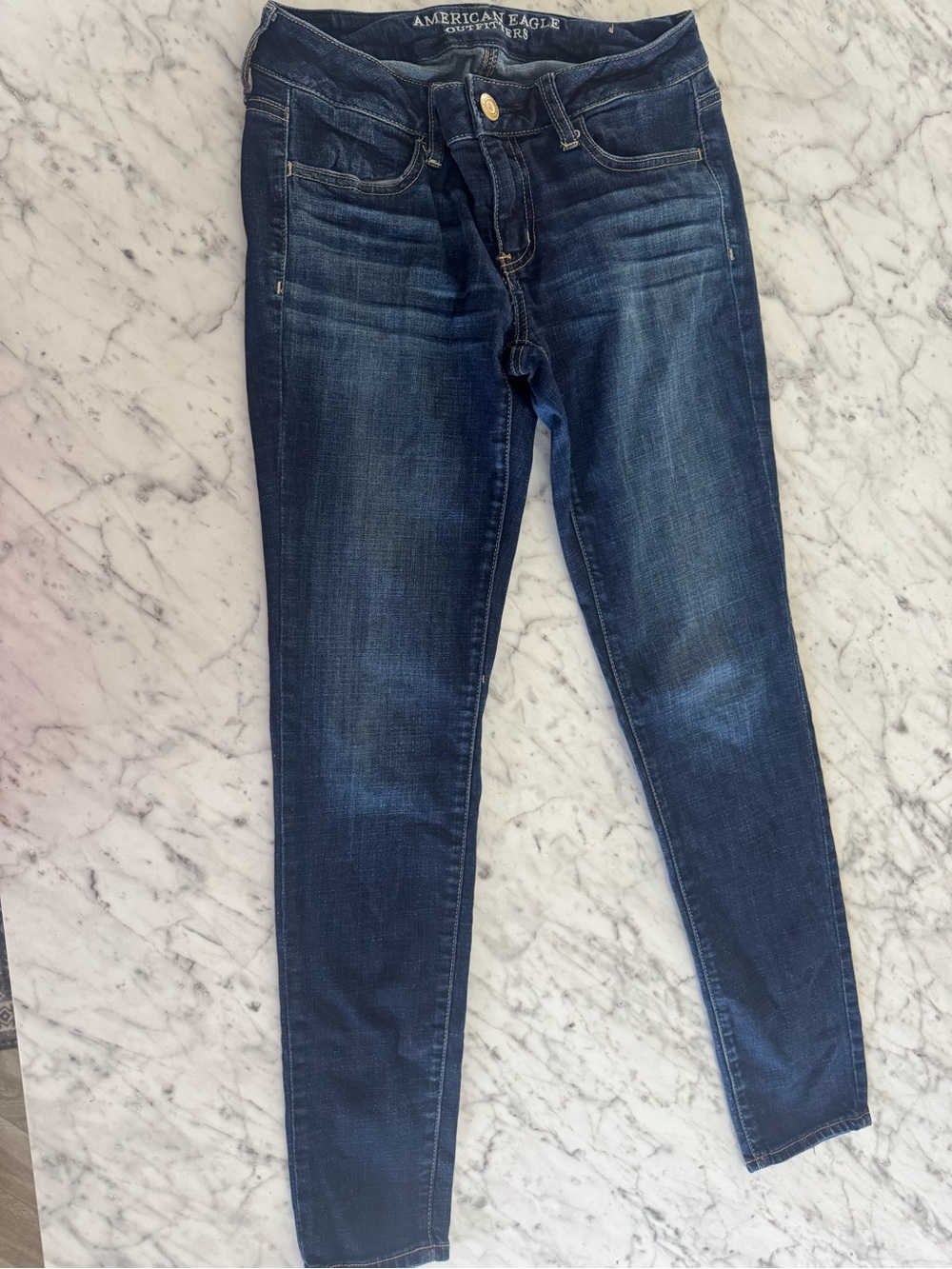 American Eagle Outfitters Indigo Blue Skinny Jeans - Women